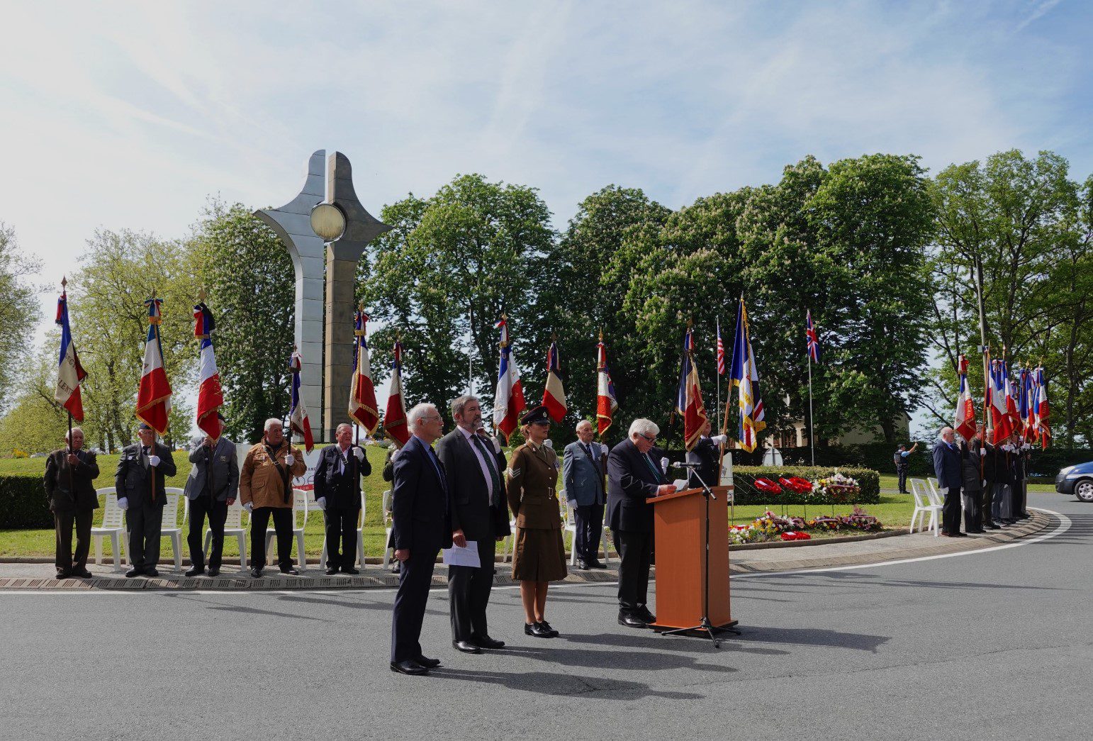 6th May 2023 – Annual ceremony at Valençay, Indre, France at the F Section SOE Memorial