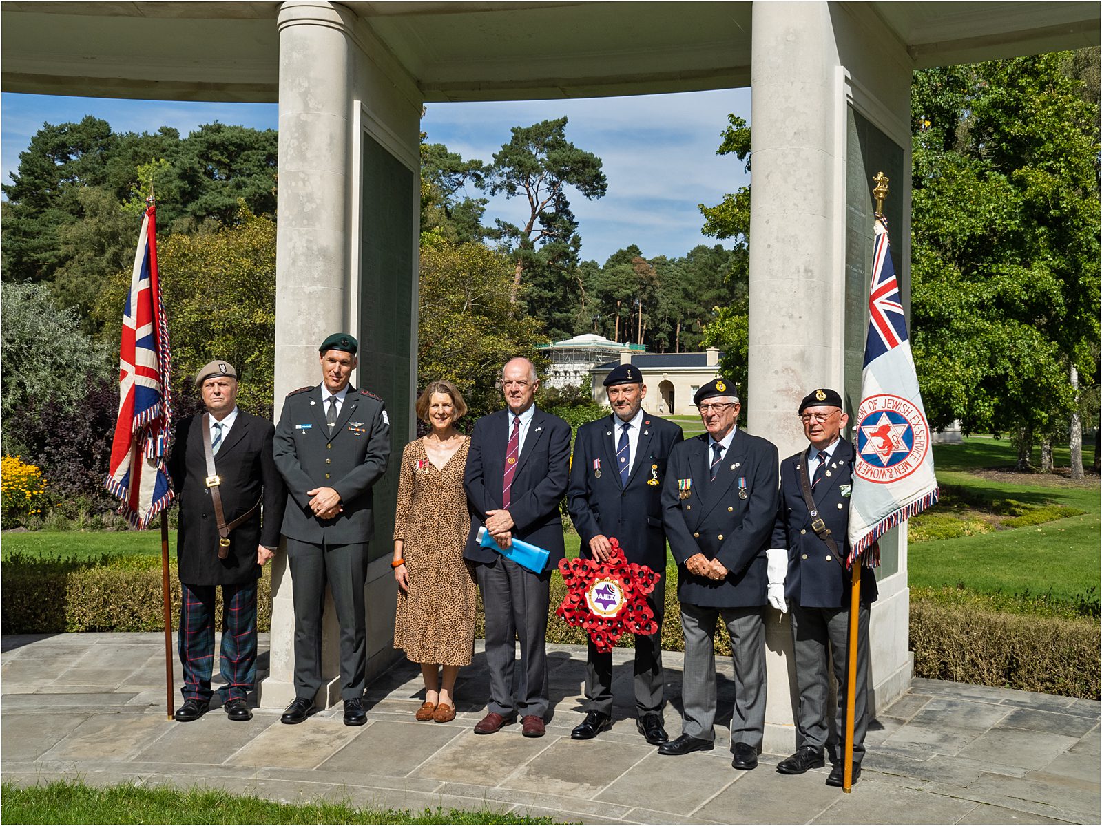 3rd September 2023 – annual ceremony at Brookwood Military Cemetery, remembering Jewish agents of SOE.